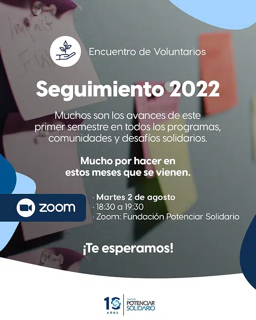 Encuentro anual de seguimiento de voluntarios