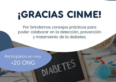 Taller sobre Diabetes dictado por CINME para las ONG Potenciadas