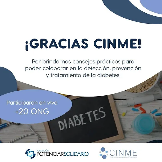 Taller sobre Diabetes dictado por CINME para las ONG Potenciadas