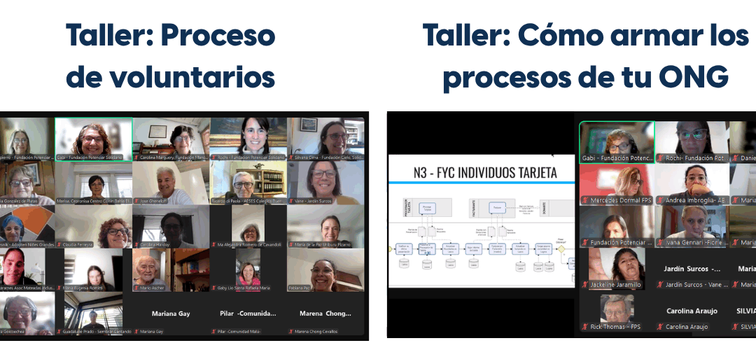 ¡Cerramos el primer bloque del Plan Anual de Fortalecimiento para ONG Potenciadas!