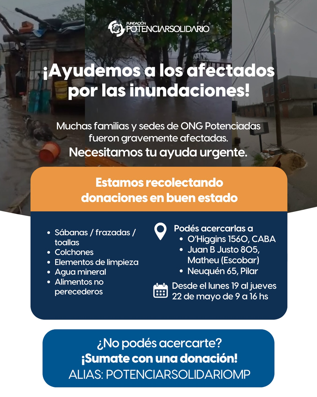 Campaña Inundaciones